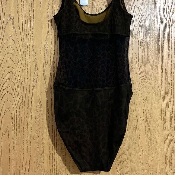 Sunflair Jutta Friemann Made in Germany Mesh Leopard Print 1-Piece Swimsuit Sz-S - Picture 4 of 6